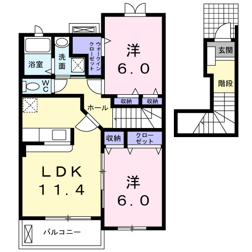 フレスクーラの間取り