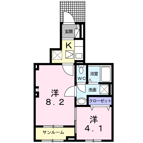 リヴェール　ヴィラⅠの間取り