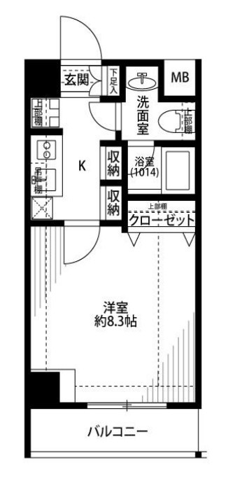 プレール・ドゥーク高円寺Ⅱの間取り