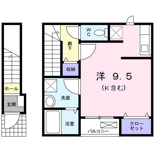 クラール常盤台の間取り|間取りです。