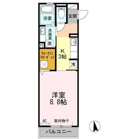 グランクロワールの間取り