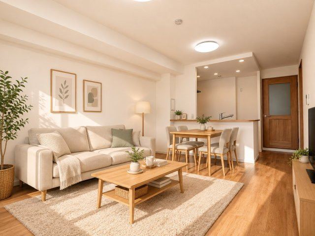 リベール千里新芦屋の居間・リビング