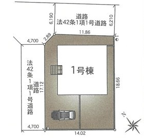 【区画図】 | CRADLE GARDEN加須市外川 第2　【平屋】新築住宅