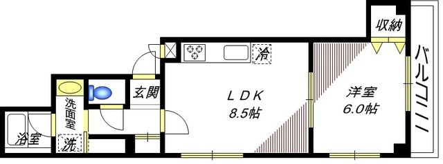 エスポワールＭの間取り