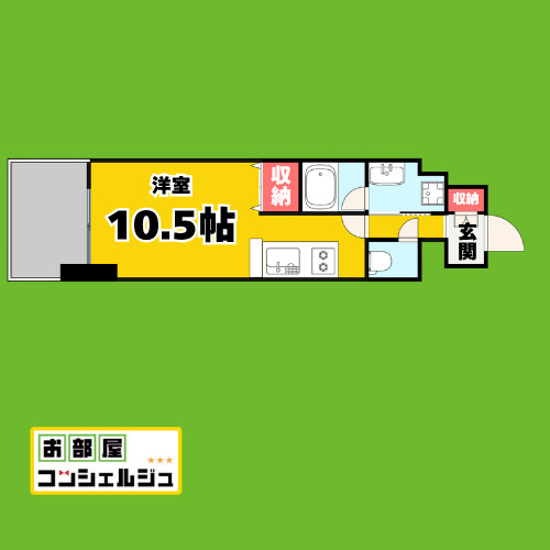 AMBER　HOUSE　Horita　(アムバーハウス　ホリタ)の間取り