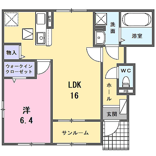 ラ　フロレゾンの間取り