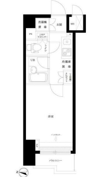 ルーブル明大前の間取り