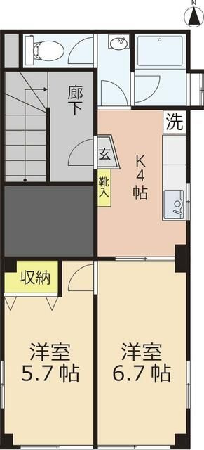 タクマビルの間取り