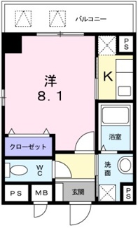 【間取り】 | フローリッシュ相模大野 | 間取りです。