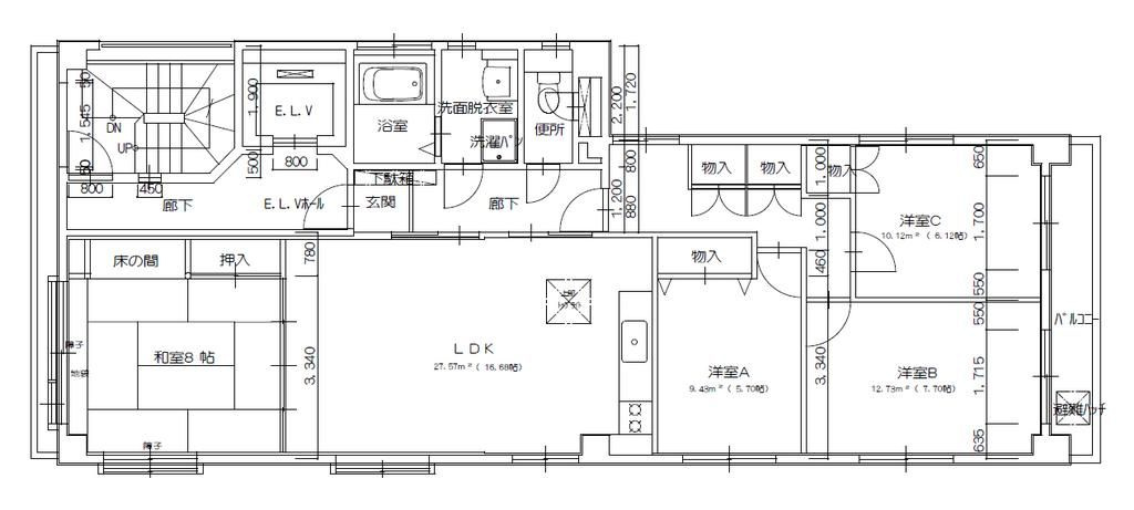 ML門前仲町の間取り