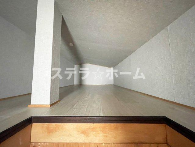 木川東1 中古戸建の収納|屋根裏収納付きです