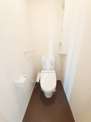【トイレ】 | ｓｕｎｌｉｔ　御幸Ａ | ゆったりとした空間のトイレです