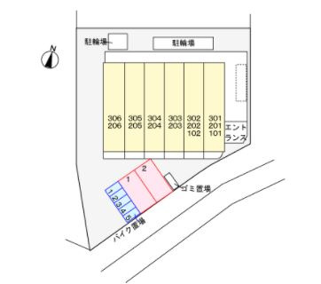 フラン　ソレイユの区画図