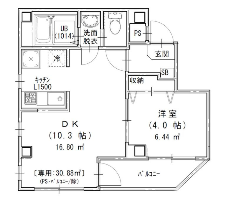 HIROAD大島の間取り