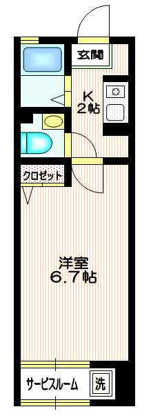 ＲＩＳＥ　ＣＯＵＲＴの間取り