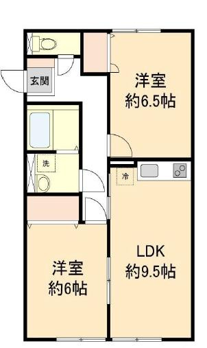 メゾンウッディーバレーの間取り