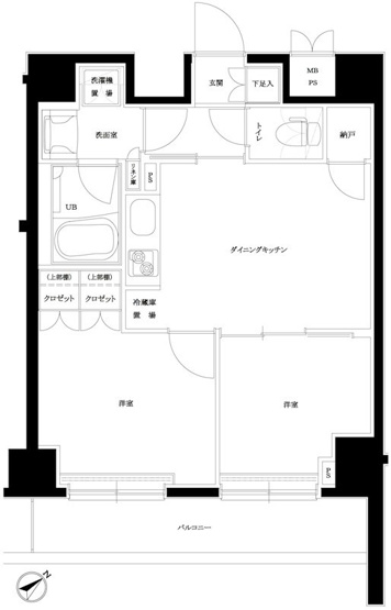【間取り】 | ルーブル目黒不動前