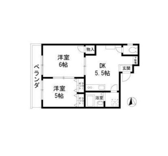 第10ナトリビルの間取り