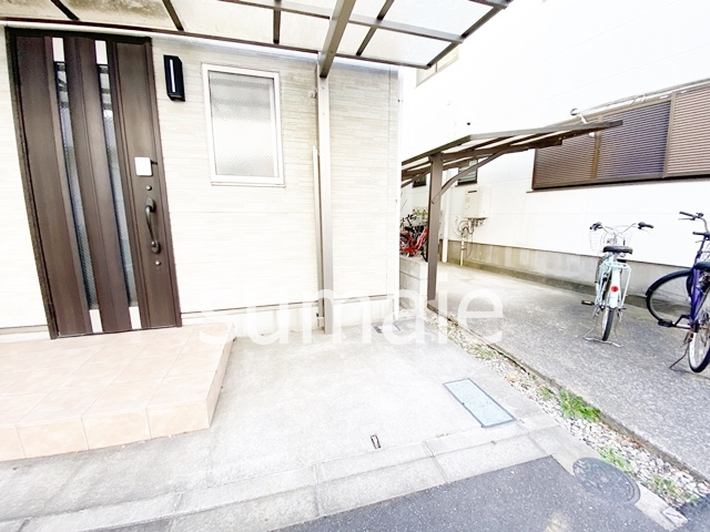 北小岩戸建のその他共用部分|★自転車置けるスペースです★