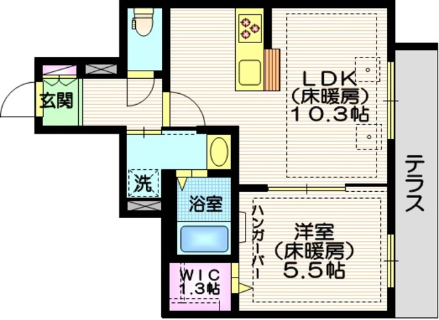 L．ディンプル江古田の間取り|★間取図★