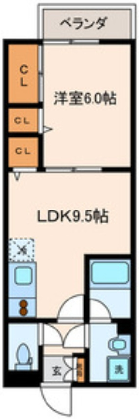 メゾンドプランタン6の間取り