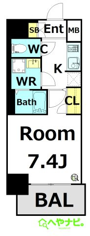 【間取り】 | S-RESIDENCE千種駅前ascent(アセント)