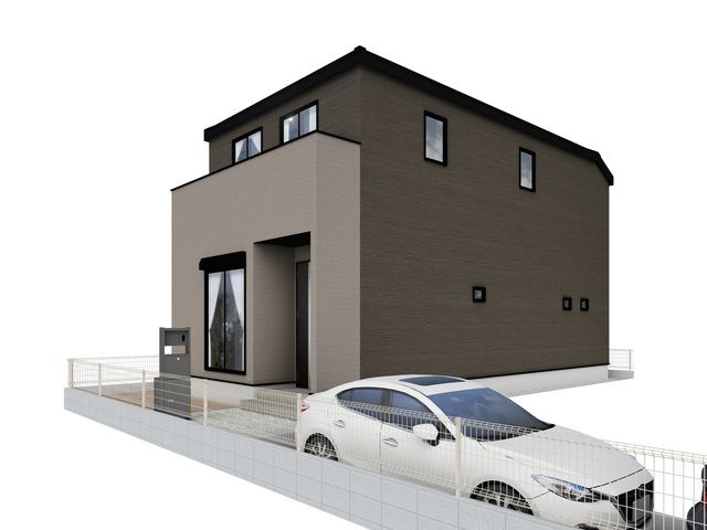 川越市かすみ野1丁目01期　全2棟　新築戸建　リナージュの外観パース
