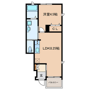 シティハイツ小山2の間取り
