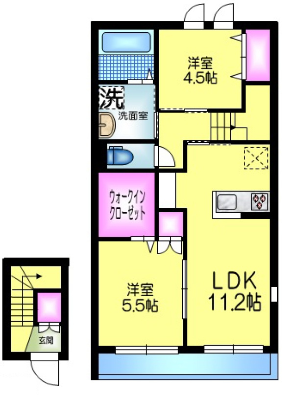 Ｃｈｏｃｏの間取り