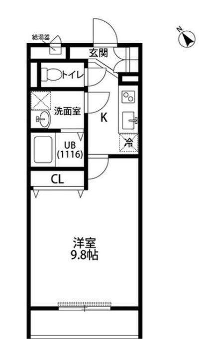 アムール　新河岸の間取り