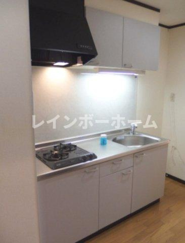 アムール　新河岸のキッチン