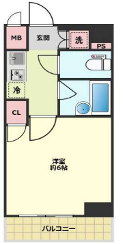 ルーブル中村橋弐番館の間取り
