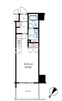 プレール・ドゥーク横浜ＳＯＵＴＨ　Ｍａｉｓｏｎ　Ｌｏｉｒｅの間取り