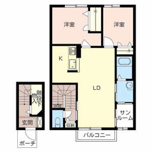 【間取り】 | ＬＩＶＲＥⅠ