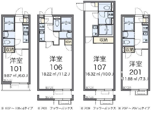 クレイノコルノの間取り