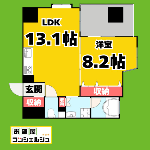 カスタリア伏見の間取り