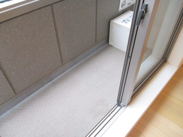 Ｋパレス千寿のバルコニー