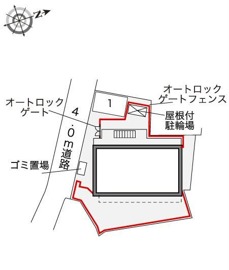 レオパレスプレミエ　エトワールの区画図