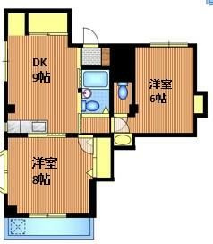 ドミール代々木の間取り