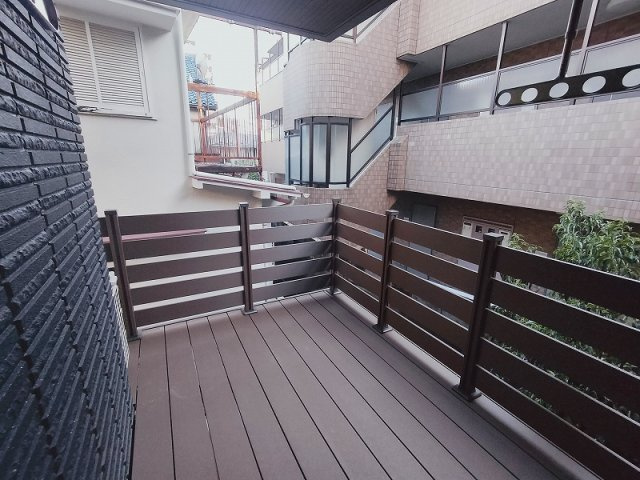 ルーチェ山王のバルコニー