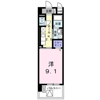 【間取り】 | グリシーヌ | 間取りです。
