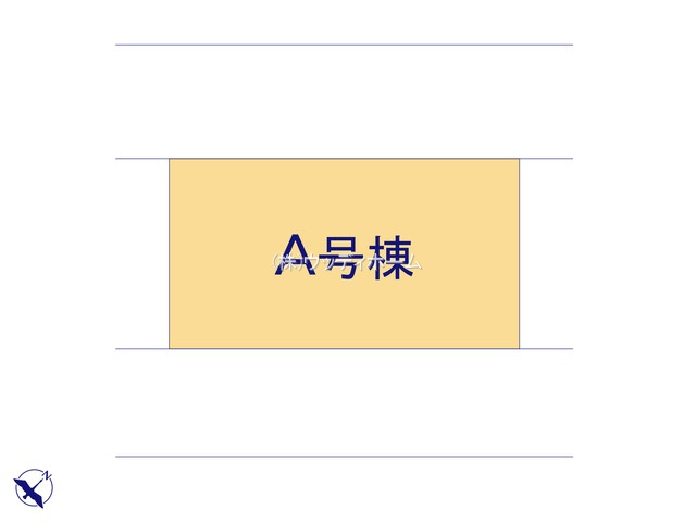 越谷市大林　新築一戸建ての区画図