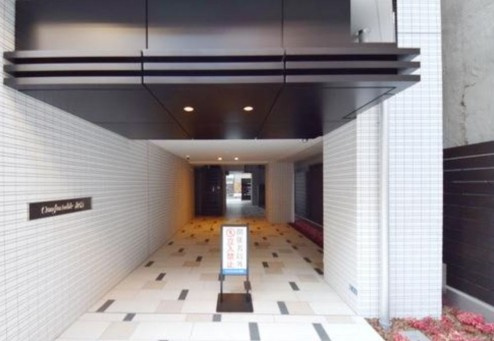 台東区柳橋２丁目の賃貸マンションのロビー