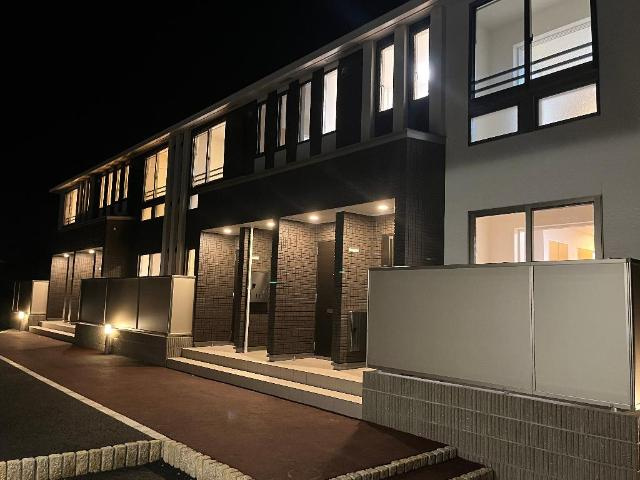 モルフォのその他共用部分|外観写真（夜）