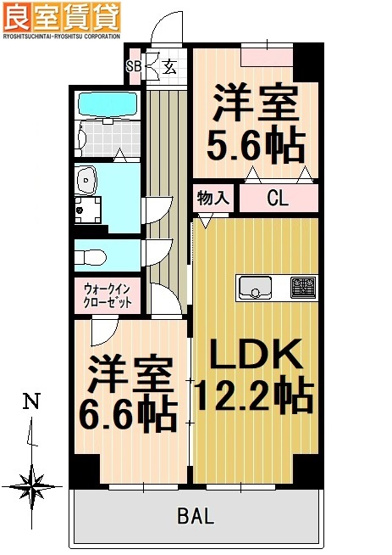 【間取り】 | S-FORT鶴舞reale(リアーレ)