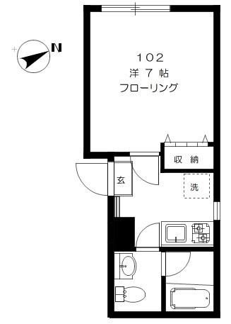 【間取り】 | アパルトメント代沢