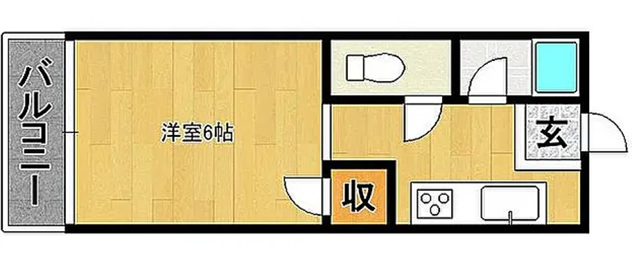 レジデンス210　A棟の間取り