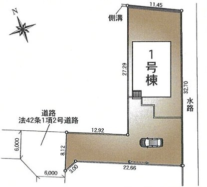 【区画図】 | CRADLE GARDEN羽生市加羽ケ崎 第1　【平屋】新築住宅