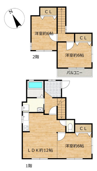 【間取り】 | 富士宮市小泉　中古戸建て　全1棟