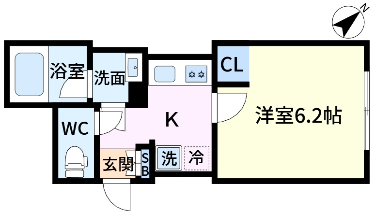 ディアコート新小岩の間取り